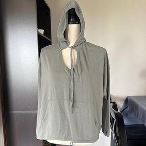 Women’s Aerie Size S Cropped Lightweight Oversized Hoodie
